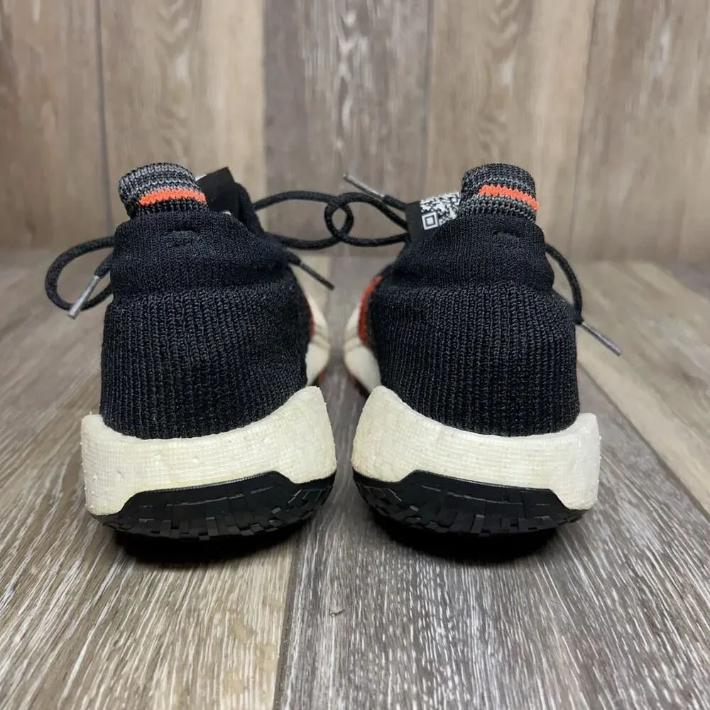 Adidas Pulseboost HD EE4030 Youth US Size 5 Knit Black Orange Sneaker Shoes